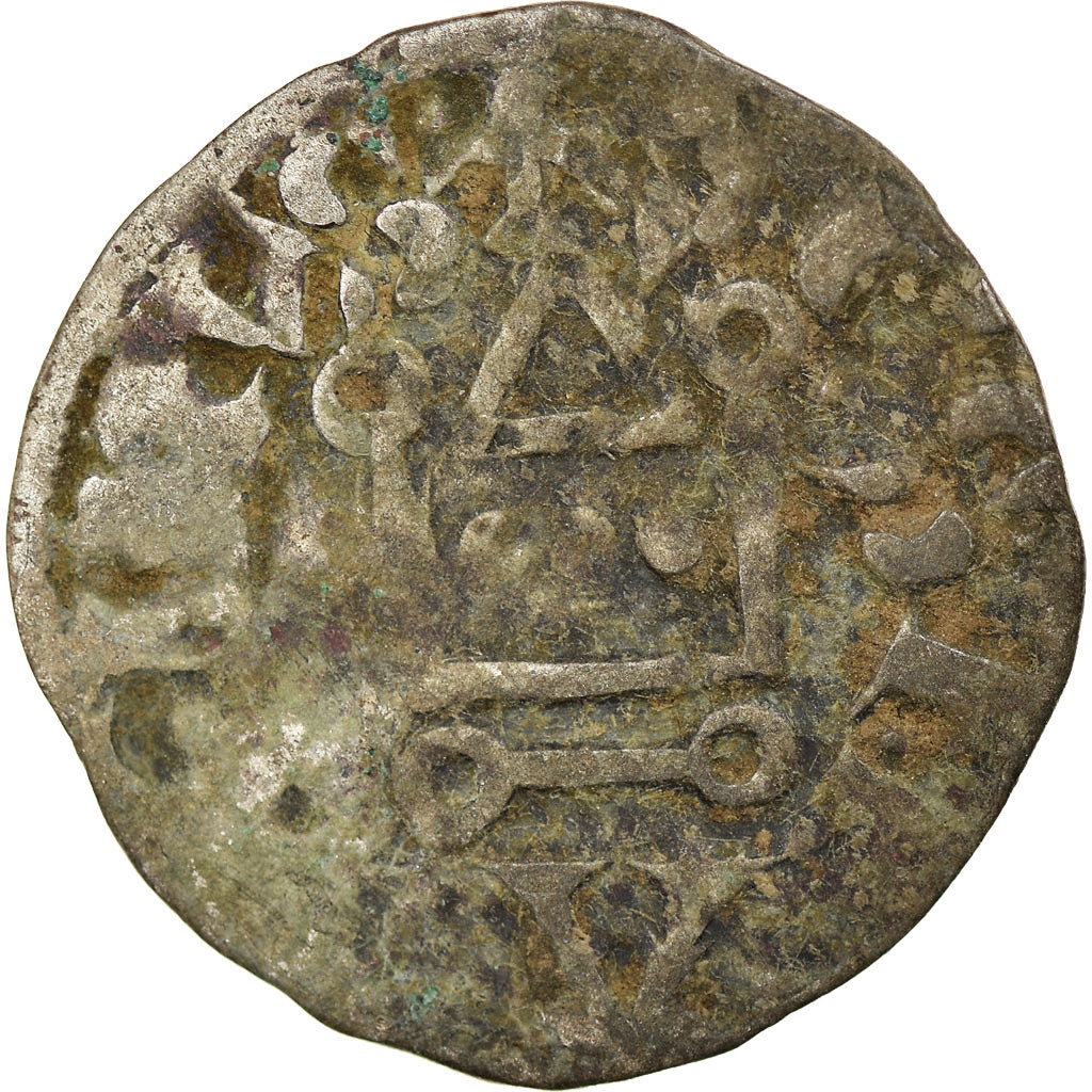 Moneda, Francia, Touraine, Denarius, Saint-Martin de Tours, BC, Plata