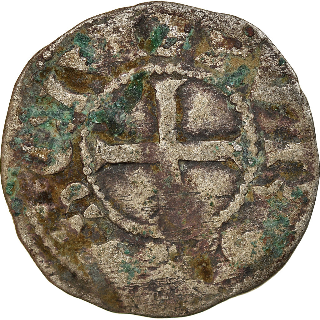 Moneda, Francia, Touraine, Denarius, Saint-Martin de Tours, BC, Plata