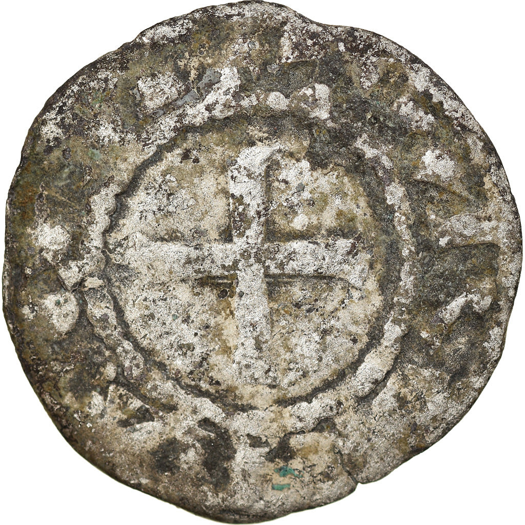 Moneda, Francia, Touraine, Denarius, Saint-Martin de Tours, BC, Plata