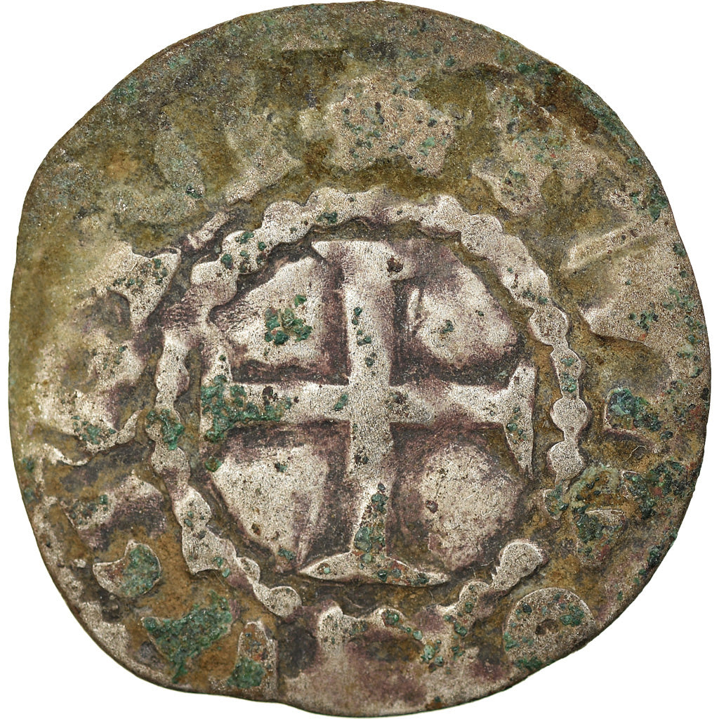 Moneda, Francia, Touraine, Denarius, Saint-Martin de Tours, BC, Plata