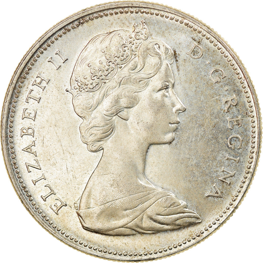 Coin, Canada, Elizabeth II, Dollar, 1966, Royal Canadian Mint, Ottawa