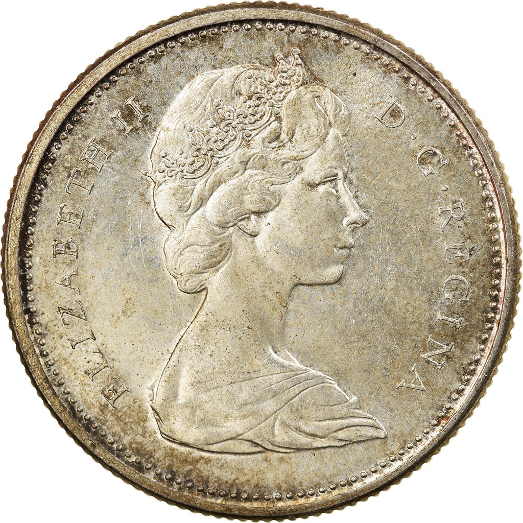 Moneta, Canada, Elizabeth II, 25 Cents, 1966, Royal Canadian Mint, Ottawa, SPL-