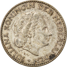 Münze, Niederlande, Juliana, Gulden, 1956, SS, Silber, KM:184