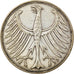 Coin, GERMANY - FEDERAL REPUBLIC, 5 Mark, 1951, Stuttgart, VF(30-35), Silver