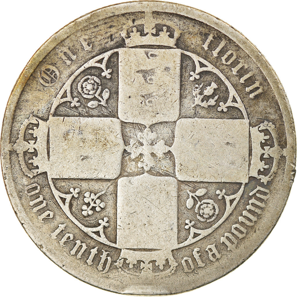 Münze, Großbritannien, Victoria, Florin, Two Shillings, 1883, London, SGE+