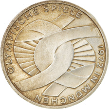 Moneta, GERMANIA - REPUBBLICA FEDERALE, 10 Mark, 1972, Stuttgart, BB, Argento