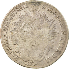 Coin, Hungary, Joseph II, 1/2 Thaler, 1782, Kremnitz, VF(30-35), Silver