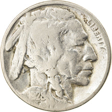 Monnaie, États-Unis, Buffalo Nickel, 5 Cents, 1928, U.S. Mint, Philadelphie