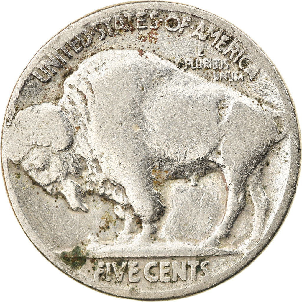 Monnaie, États-Unis, Buffalo Nickel, 5 Cents, 1928, U.S. Mint, Philadelphie