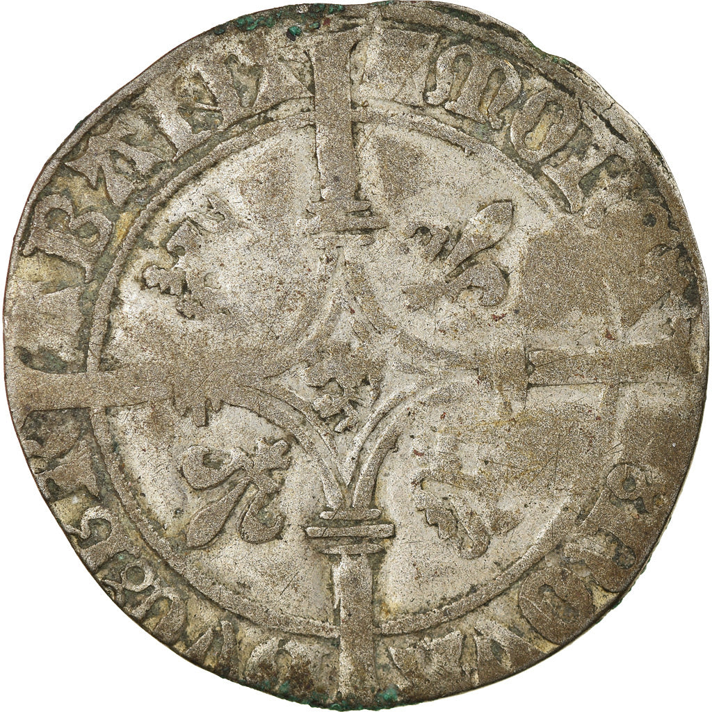 Münze, Belgien, Flanders, Philippe le Bon, Double gros vierlander, Bruges, S