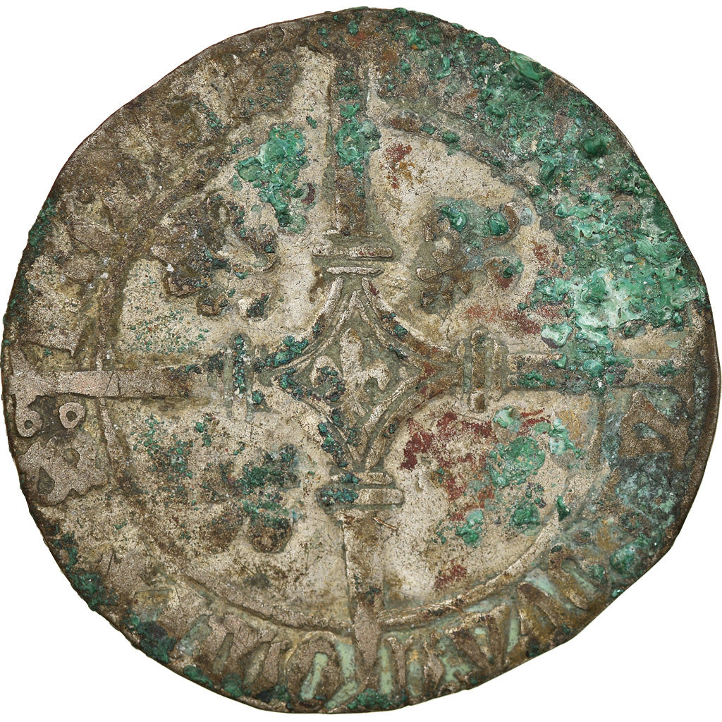 Coin, Belgium, Flanders, Philippe le Bon, Double gros vierlander, Bruges