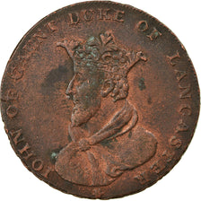Moneda, Gran Bretaña, Lancashire, Halfpenny Token, 1794, Lancaster, MBC, Cobre