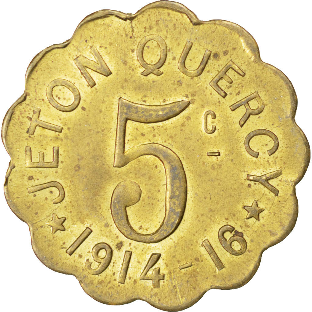 France, 5 Centimes, AU(55-58), Brass, Elie #315.3, 1.74