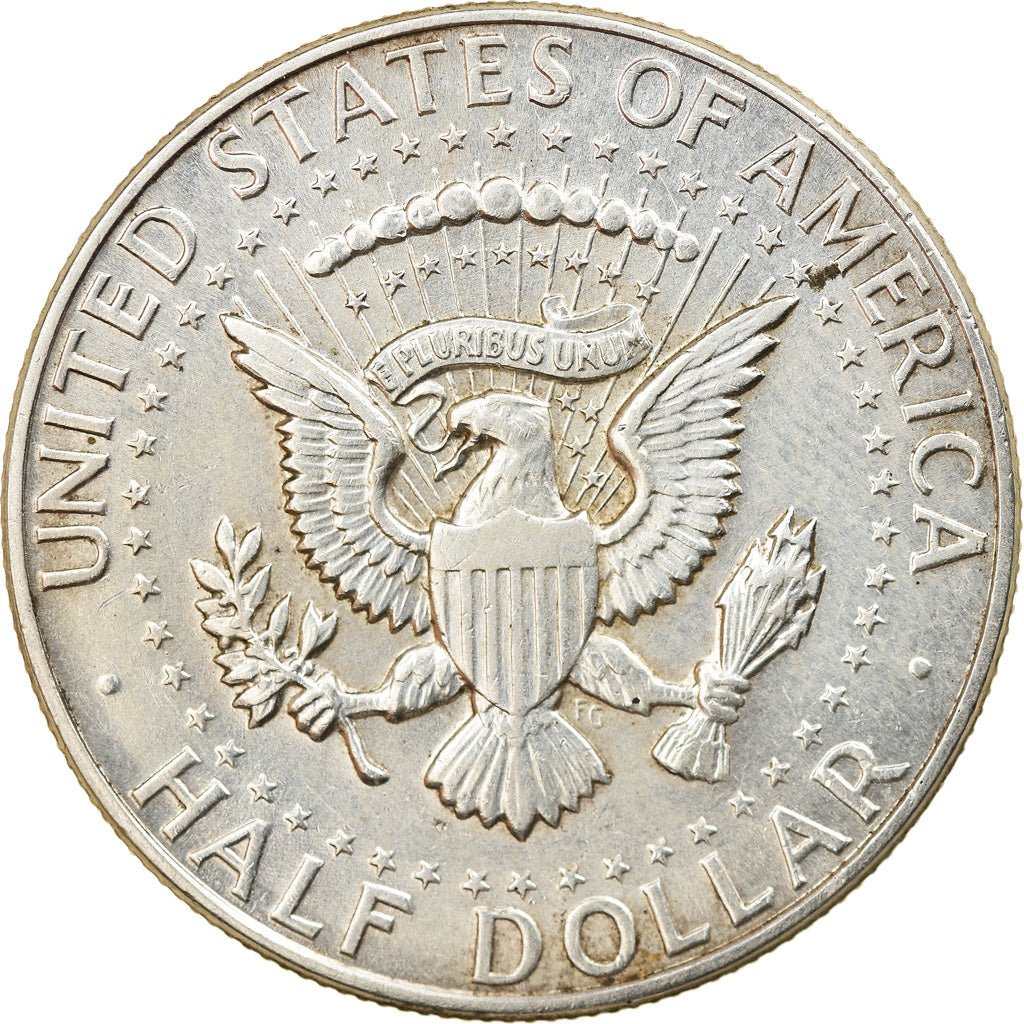 Coin, United States, Kennedy Half Dollar, Half Dollar, 1964, U.S. Mint