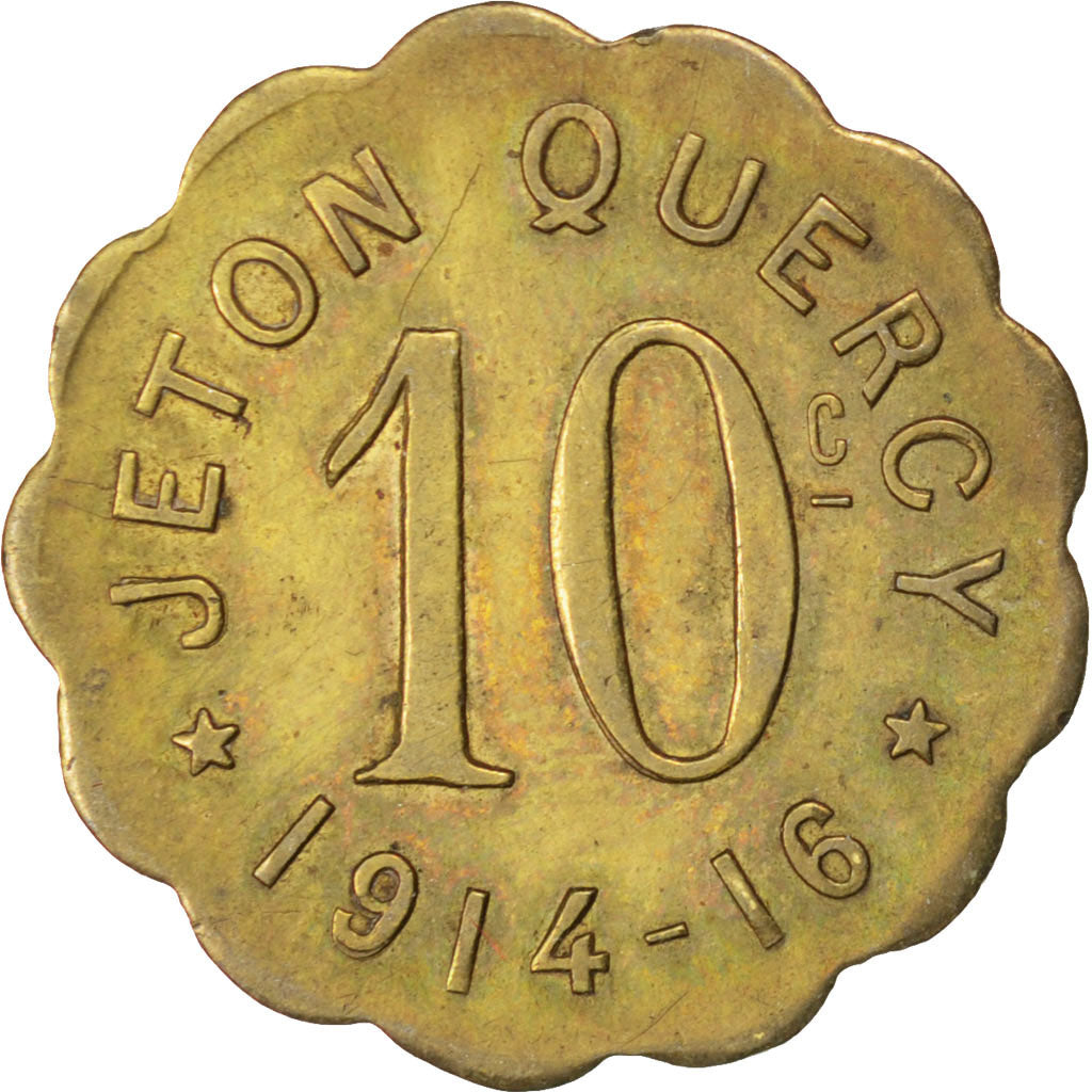 France, 10 Centimes, EF(40-45), Brass, Elie #315.4, 2.69