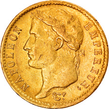 Moneta, Francja, Napoléon I, 20 Francs, 1811, Paris, error clashed die