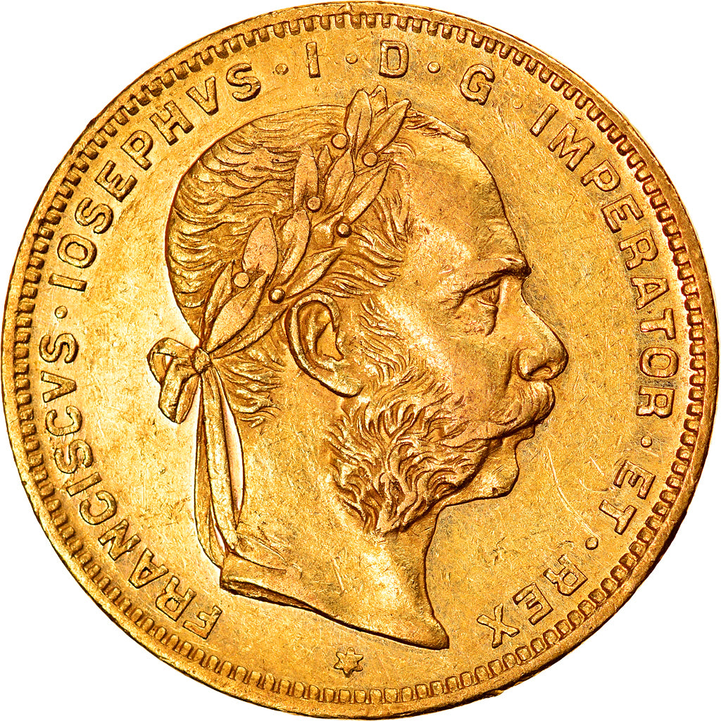Monnaie, Autriche, Franz Joseph I, 8 Florins-20 Francs, 1877, TTB+, Or, KM:2269