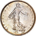 Moeda, França, Semeuse, 5 Francs, 1969, MS(60-62), Prata, KM:926, Gadoury:770