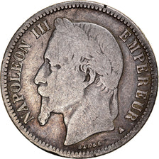 Munten, Frankrijk, Napoleon III, Napoléon III, Franc, 1866, Paris, FR, Zilver