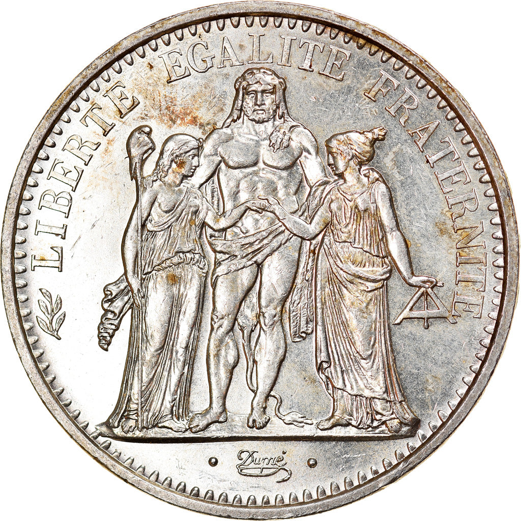 Coin, France, Hercule, 10 Francs, 1972, Paris, AU(50-53), Silver, KM:932
