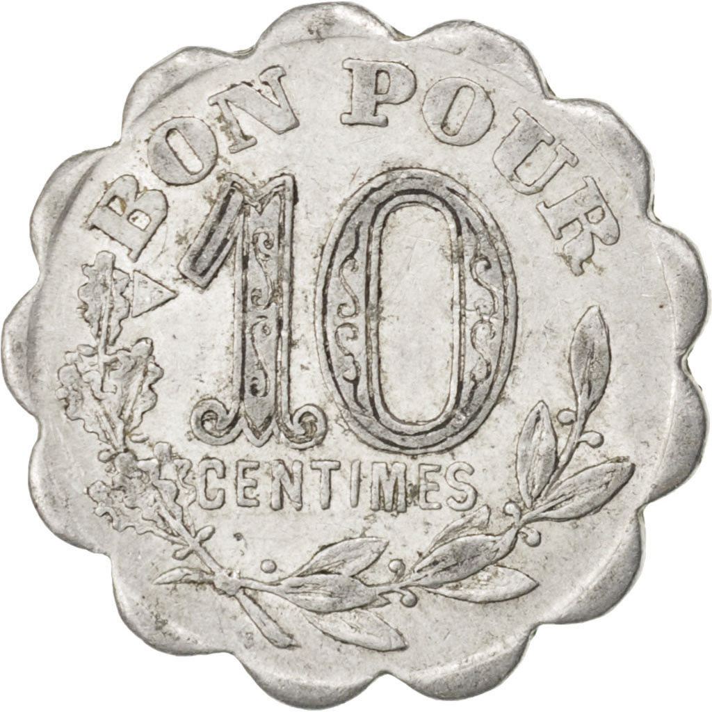 Montpellier, Café de France, 10 Centimes 1921, Elie 190.1