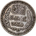 Moeda, Tunísia, Ahmad Pasha Bey, 5 Francs, AH 1353/1934, Paris, VF(30-35)