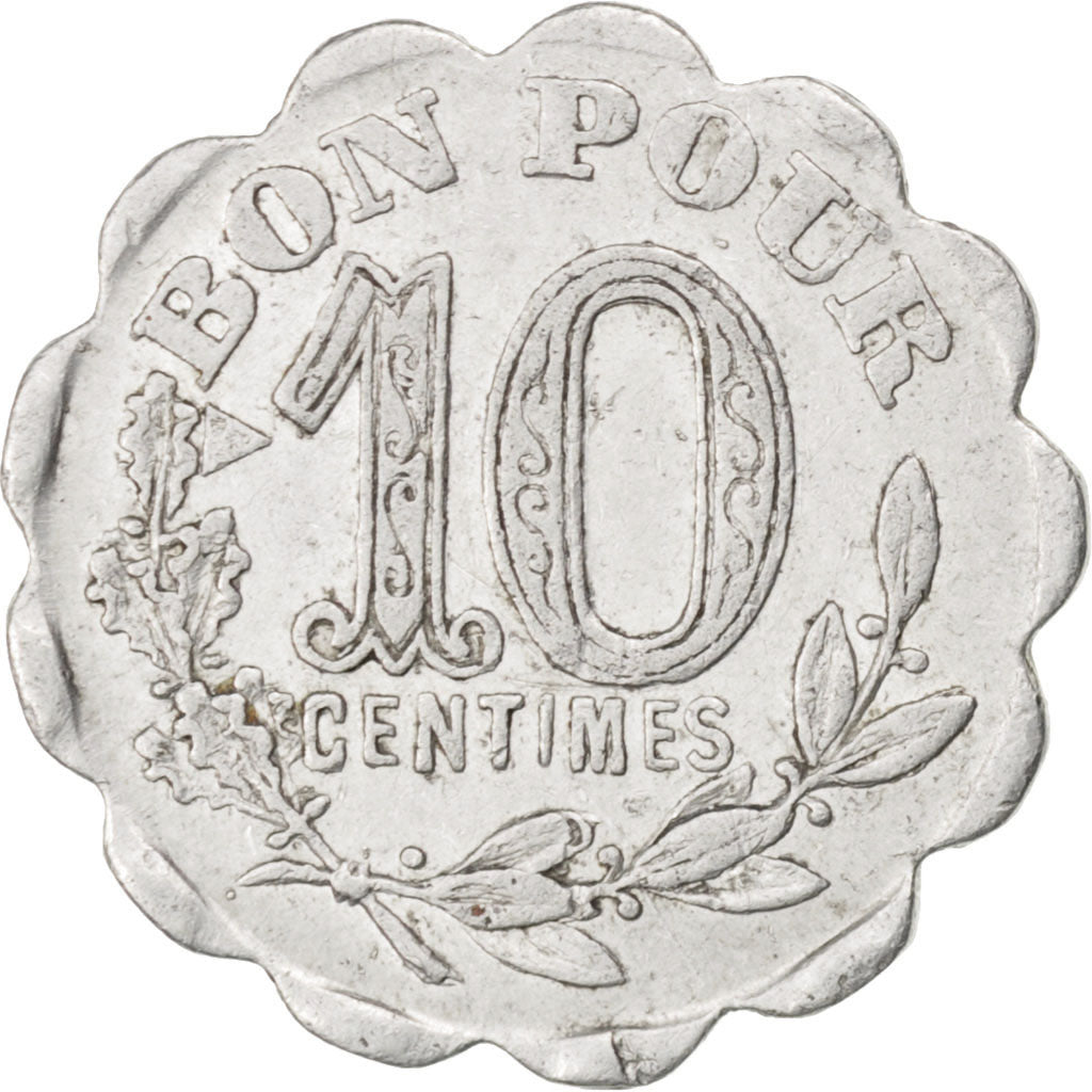 France, 10 Centimes, EF(40-45), Aluminium, Elie #190.1, 1.04