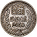 Coin, Tunisia, Ahmad Pasha Bey, 10 Francs, AH 1353/1934, Paris, VF(30-35)