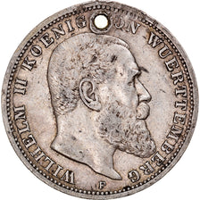 Moneta, Stati tedeschi, WURTTEMBERG, Wilhelm II, 3 Mark, 1911, Freudenstadt