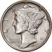 Coin, United States, Mercury Dime, Dime, 1937, U.S. Mint, Philadelphia