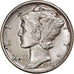 Monnaie, États-Unis, Mercury Dime, Dime, 1943, U.S. Mint, Philadelphie, TTB