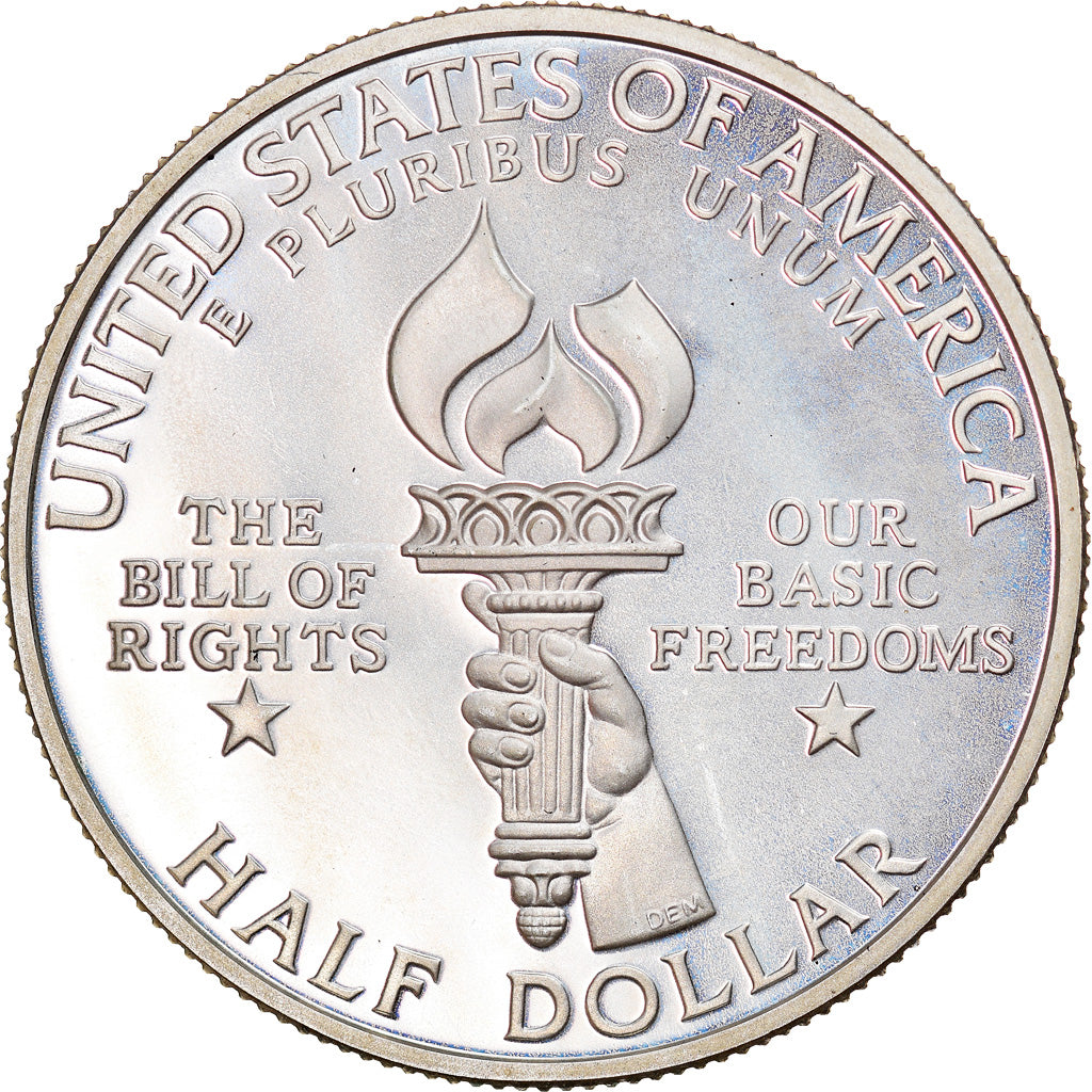 Coin, United States, Half Dollar, 1993, U.S. Mint, San Francisco, Proof, MS(64)