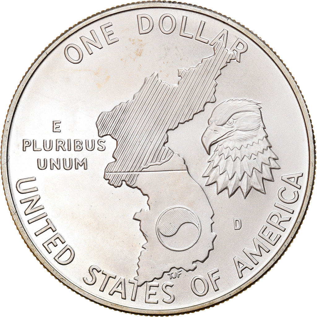Coin, United States, Guerre de Corée, Dollar, 1991, U.S. Mint, Denver