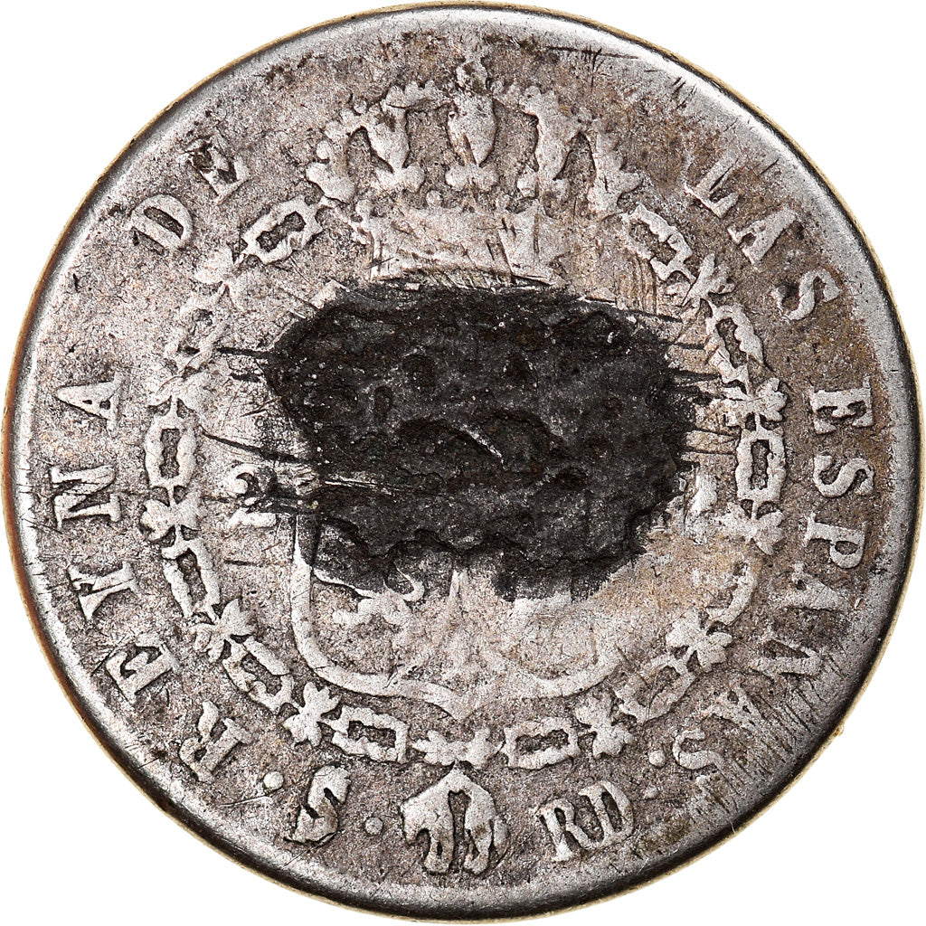 Monnaie, Espagne, Isabel II, 2 Reales, 1850, Seville, B, Argent, KM:526.2