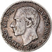 Coin, Spain, Alfonso XII, 50 Centimos, 1880, Madrid, AU(50-53), Silver, KM:685
