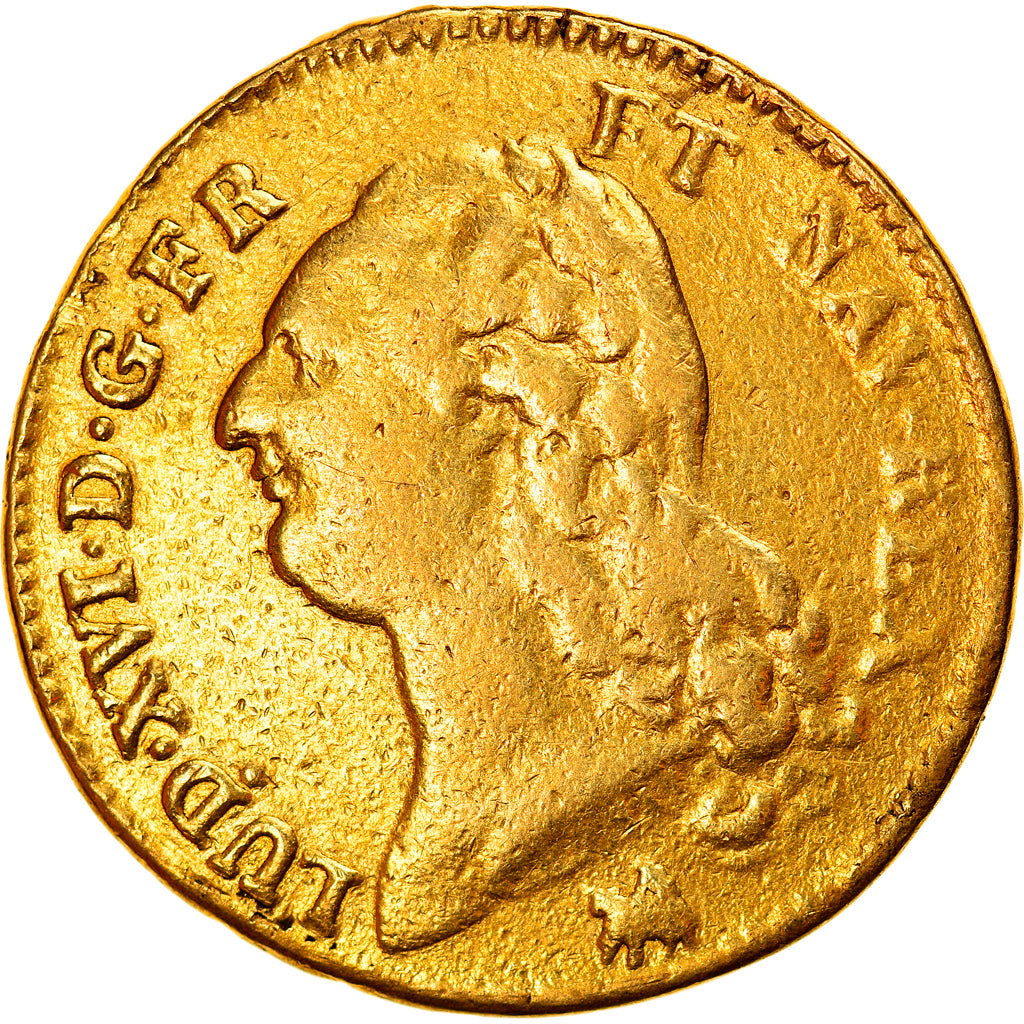 Münze, Frankreich, Louis XVI, Double louis d'or à la tête nue, 2 Louis D'or