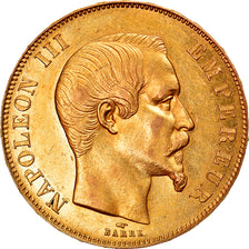 Moneta, Francja, Napoleon III, Napoléon III, 50 Francs, 1857, Paris, AU(50-53)