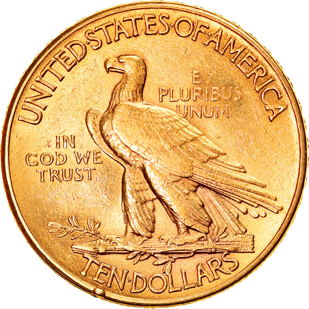 Moneda, Estados Unidos, Indian Head, $10, Eagle, 1912, U.S. Mint, Philadelphia