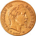 Moneda, Francia, Napoleon III, Napoléon III, 10 Francs, 1864, Paris, MBC, Oro