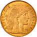 Moneda, Francia, Marianne, 10 Francs, 1900, Paris, MBC+, Oro, KM:846