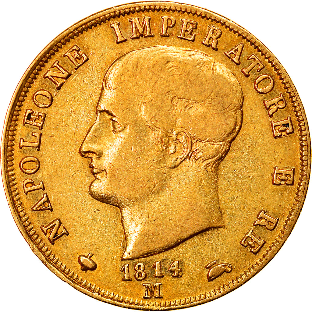 Coin, ITALIAN STATES, KINGDOM OF NAPOLEON, Napoleon I, 40 Lire, 1814, Milan