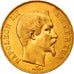 Moneta, Francja, Napoleon III, Napoléon III, 50 Francs, 1858, Paris, AU(50-53)