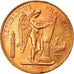 Moneda, Francia, Génie, 100 Francs, 1909, Paris, MBC, Oro, KM:858