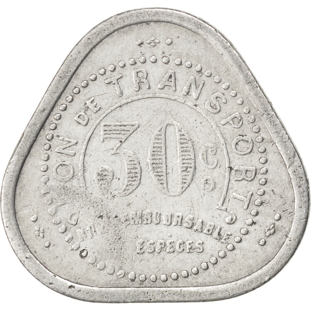France, 30 Centimes, EF(40-45), Aluminium, Elie #30.4, 1.00