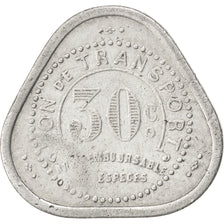 France, 30 Centimes, EF(40-45), Aluminium, Elie #30.4, 1.00