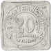France, 20 Centimes, EF(40-45), Aluminium, Elie #30.3, 1.97
