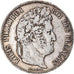 Münze, Frankreich, Louis-Philippe, 5 Francs, 1838, Paris, S+, Silber, KM:749.1