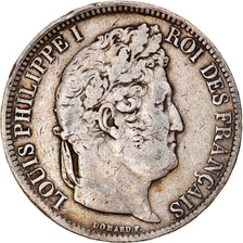 Coin, France, Louis-Philippe, 5 Francs, 1831, Lyon, VF(30-35), Silver, KM:745.4