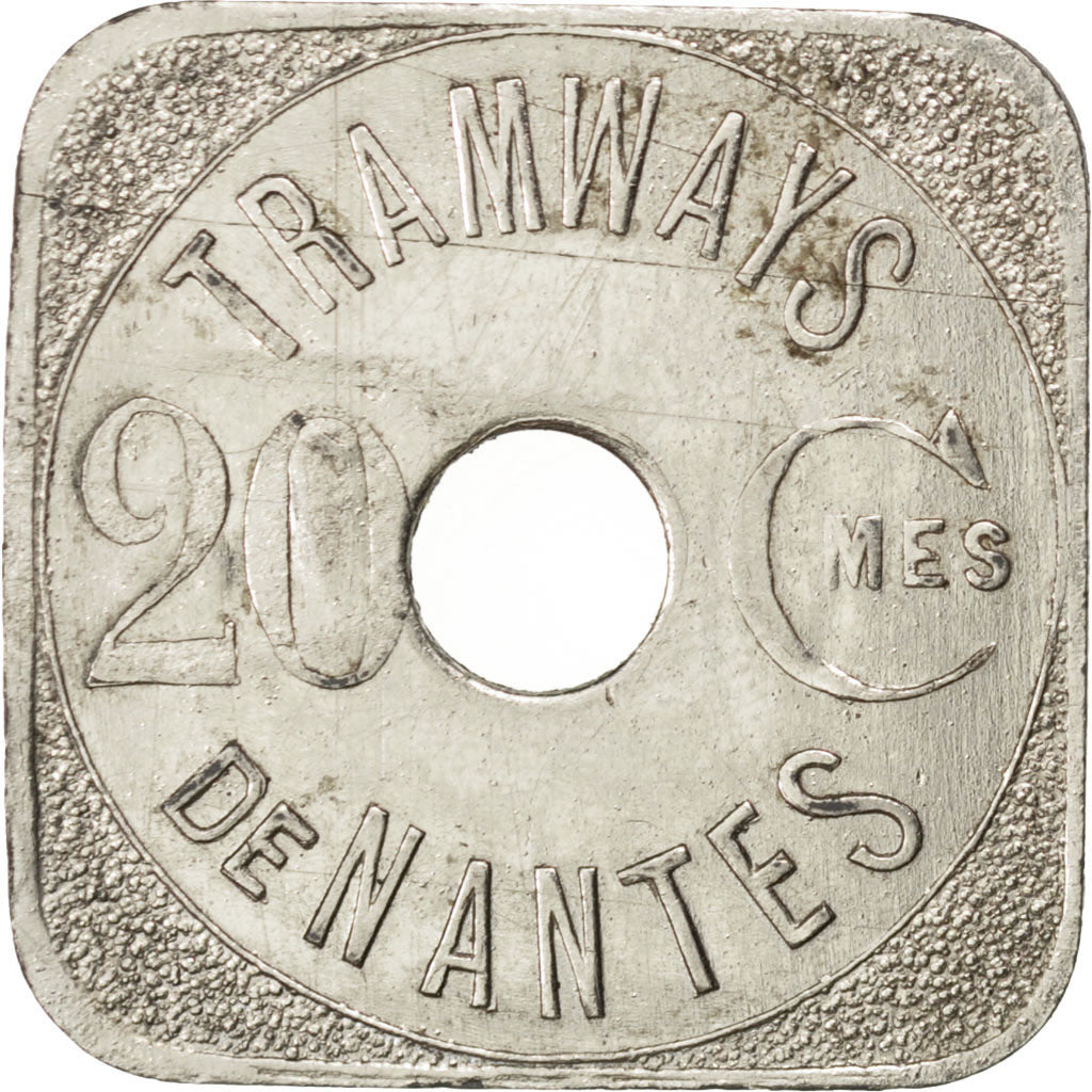 France, 20 Centimes, EF(40-45), Zinc, Elie #75.4, 4.01