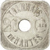 France, 20 Centimes, EF(40-45), Zinc, Elie #75.4, 4.01